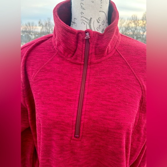 St John’s Bay Women’s Red Fleece Sweater Sweatshirt PXXL - Picture 3 of 7